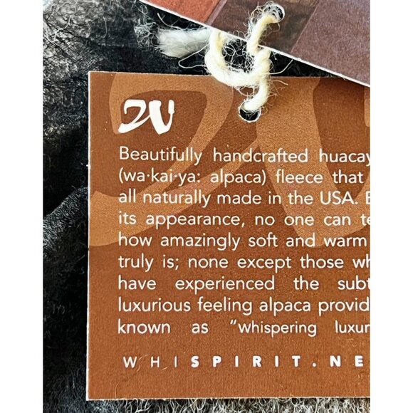 Whispirit Naturally Luxurious Alpaca Shawl Wrap & Hood Set NWT - Picture 9 of 16